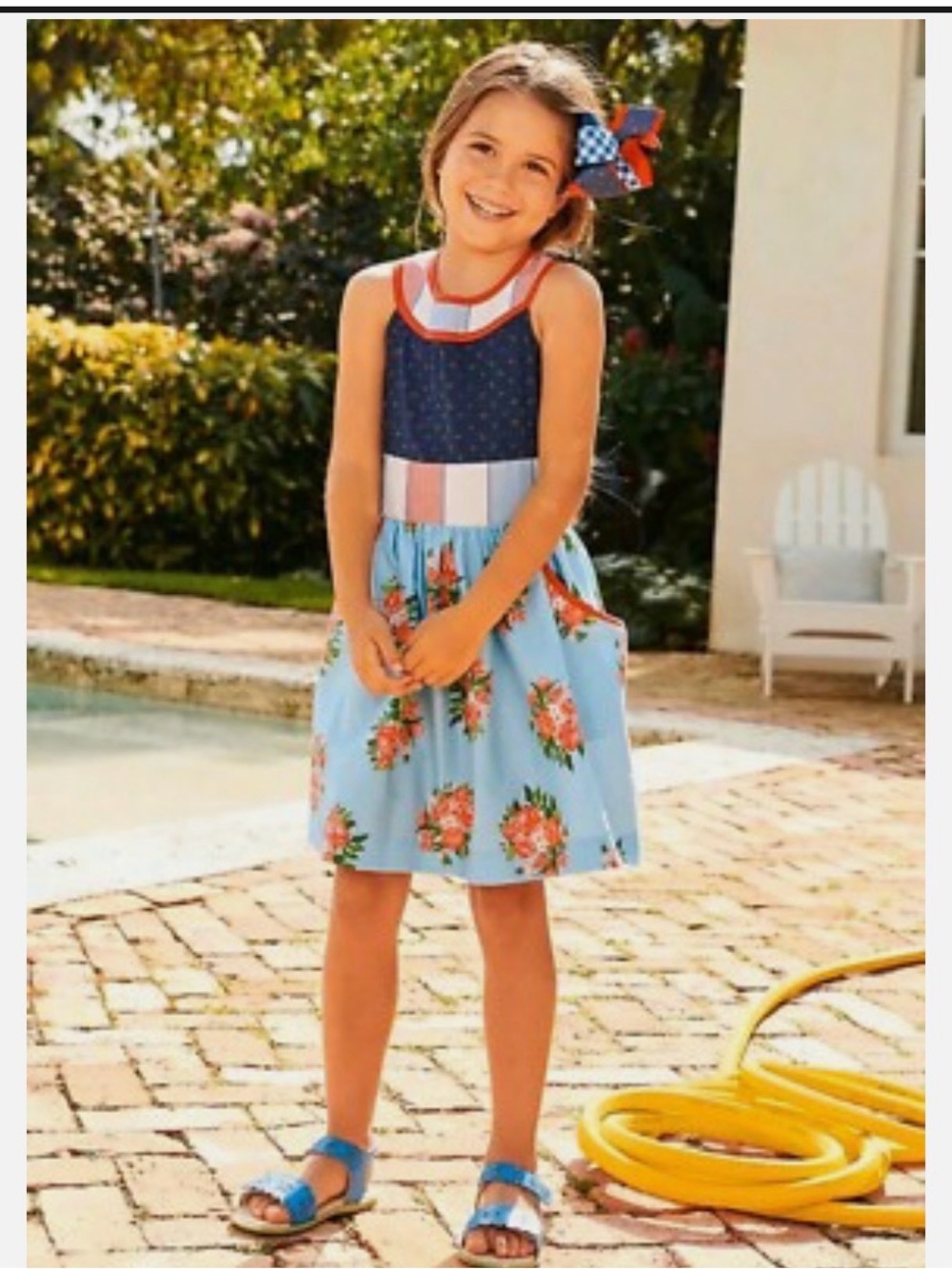 Matilda Jane On Parade Navy and Sky Blue Dress